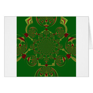 Cartão Vintage Green