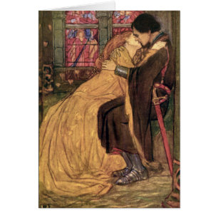 Cartão Vintage - Guinevere,