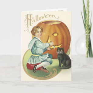 Cartão Vintage Halloween