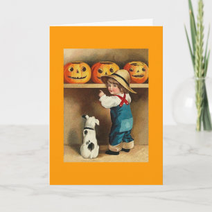 Cartão Vintage Halloween