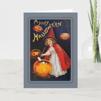 Cartão Vintage Halloween