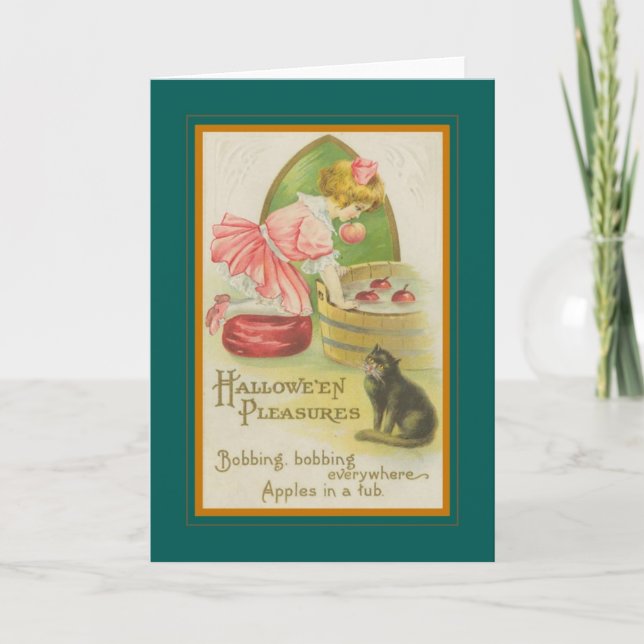 Cartão Vintage Halloween (Frente)