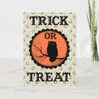 Cartão Vintage Halloween Collage - Card