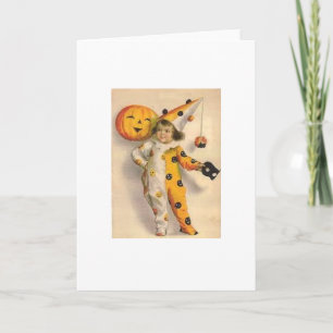 Cartão Vintage Halloween Greeting Card