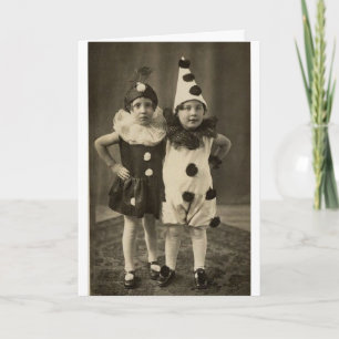 Cartão Vintage Halloween - Join in My Weirdness,