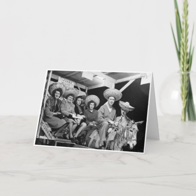 Cartão Vintage Happy Birthday (Frente)