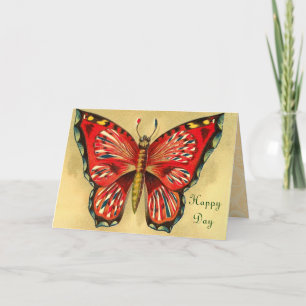 Cartão Vintage Happy Birthday