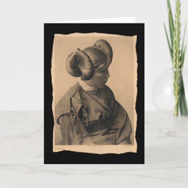 Cartão Vintage - Hopi Nativo Americano (Frente)