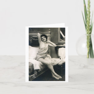 Cartão Vintage - In My Inappropriate Thoughts,