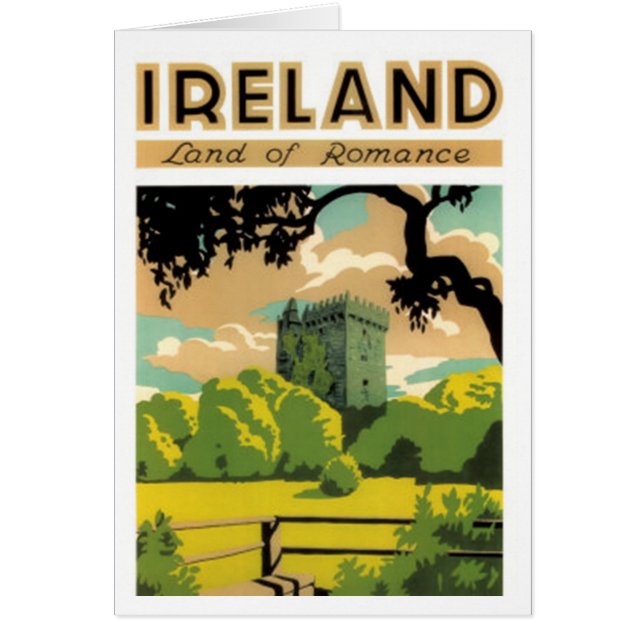 Cartão Vintage Ireland - (Frente)