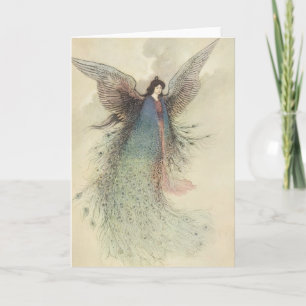 Cartão Vintage Japonês Fairy Tale, The Moon Maiden