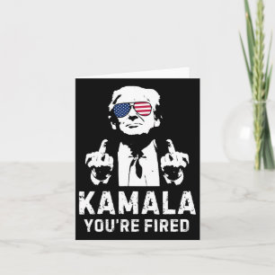 Cartão Vintage Kamala, você está cansado! Trump 2024