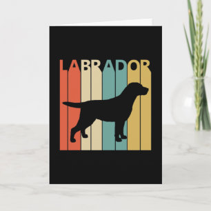 Cartão Vintage Labrador Dog Owner Gift Idea