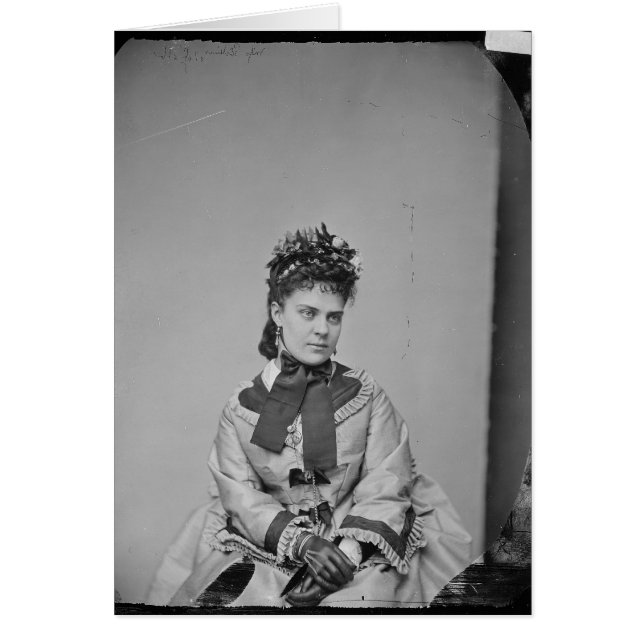 Cartão Vintage Lady (Frente)