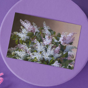 Cartão Vintage Lilacs