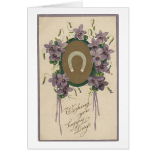 Cartão Vintage Lucky Days