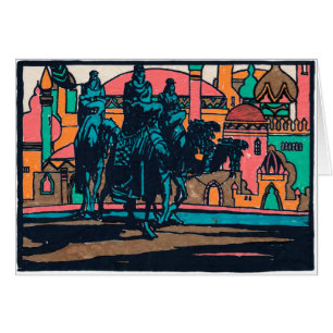 Cartão Vintage Magi Passando