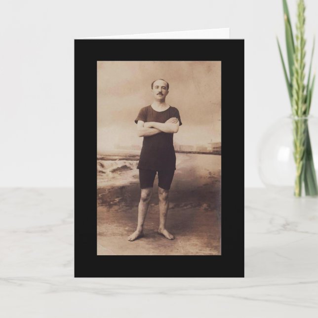 Cartão Vintage Man (Frente)