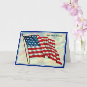 Cartão Vintage Memorial Day