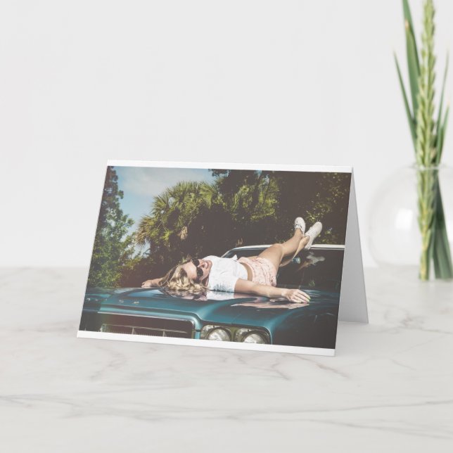 Cartão Vintage Monroe Inspirada (Frente)