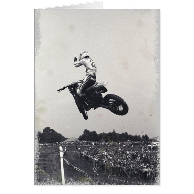 CARTÃO VINTAGE MOTO-X. (Frente)