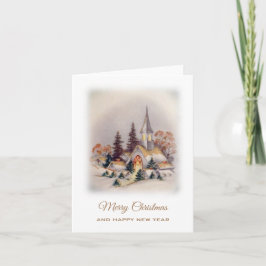 Cartão Vintage natalícia