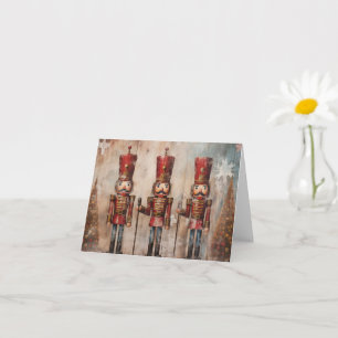 Cartão Vintage Nutcracker Soldier