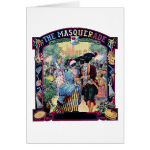Cartão Vintage - O Mascarada,