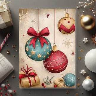 Cartão Vintage Ornament Treasure