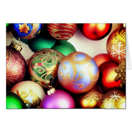 Cartão Vintage Ornaments