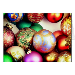 Cartão Vintage Ornaments