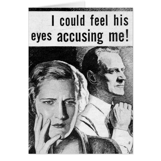 Cartão Vintage Paranoia (Frente)