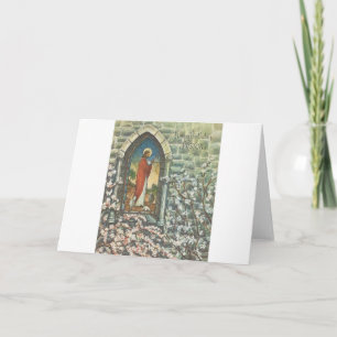 Cartão Vintage Pastor Birthday