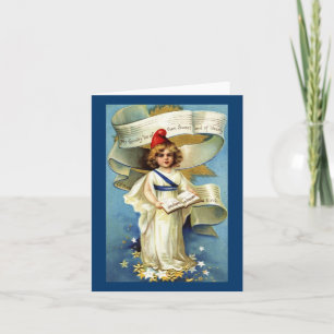Cartão VIntage Patriotic Note Card
