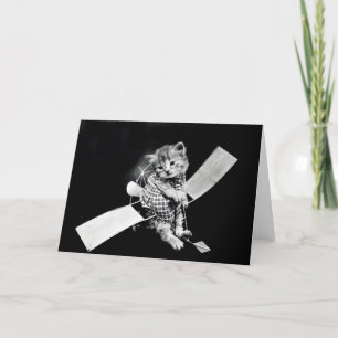 Cartão Vintage Puppies and Kittens Note Cards