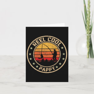Cartão Vintage Reel Legal Pappy Fish Pesca Funny Fa