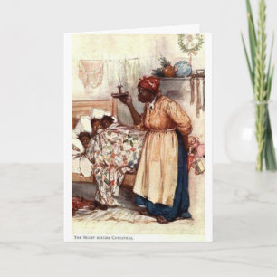 Cartão Vintage - Regras da Noite de Natal