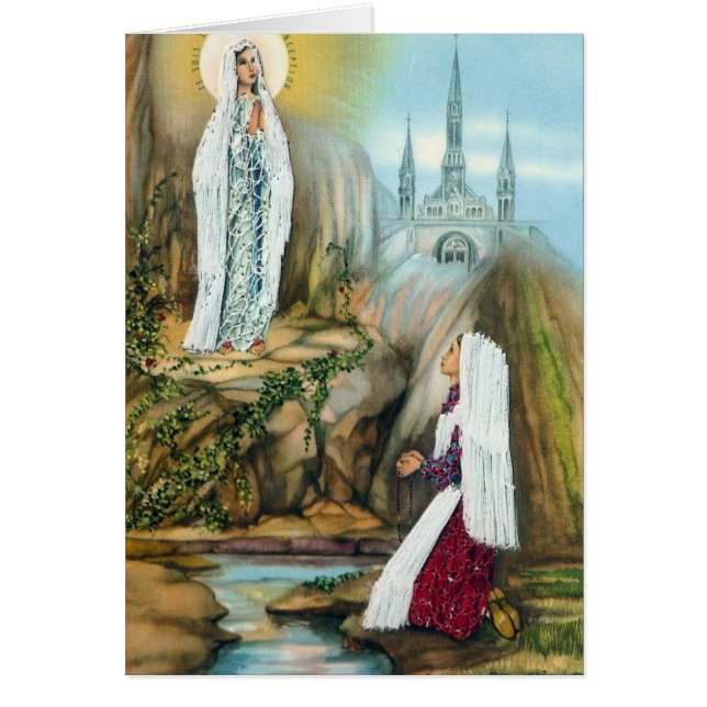 Cartão Vintage religioso (Frente)