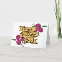 Vintage Rosa Floral Madre