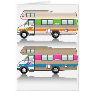 Cartão Vintage rv