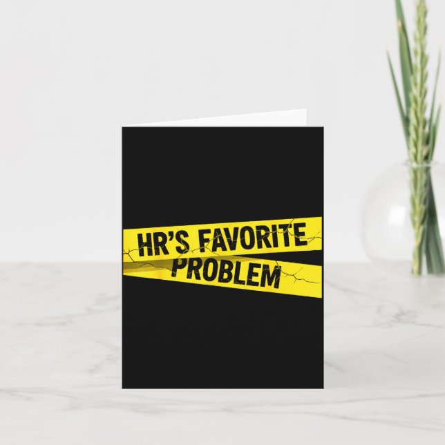 Cartão Vintage Sarcastic Retro Hr Violation Christmas Off (Frente)