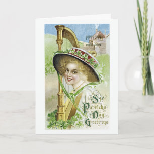 Cartão Vintage St Patrick's Day Card