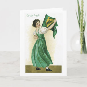 Cartão Vintage St Patrick's Day Card
