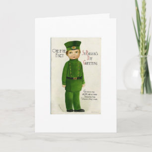 Cartão Vintage St. Pat's Day - Luck of the Irish,