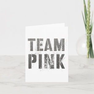 Cartão Vintage Team Pink Summer Camp