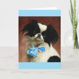 Cartão Vintage Trabalho de arte - Retrato de um queixo ja