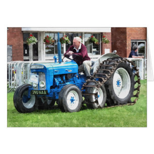 Cartão VINTAGE TRATORS