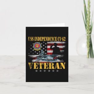 Cartão Vintage Uss Independence Cv-62 Aircraft Carrier Fl