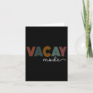 Cartão Vintage Vacay Mode (Modo Vintage Vacay) Para Campa