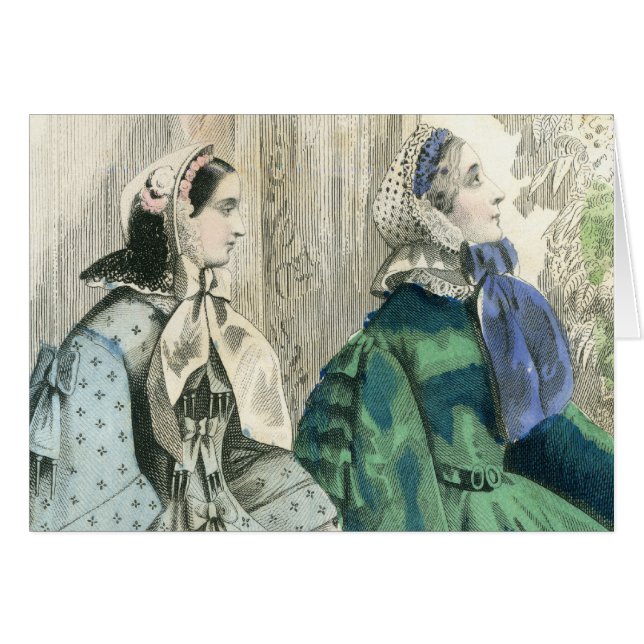 Cartão Vintage Victorian (Frente Horizontal)